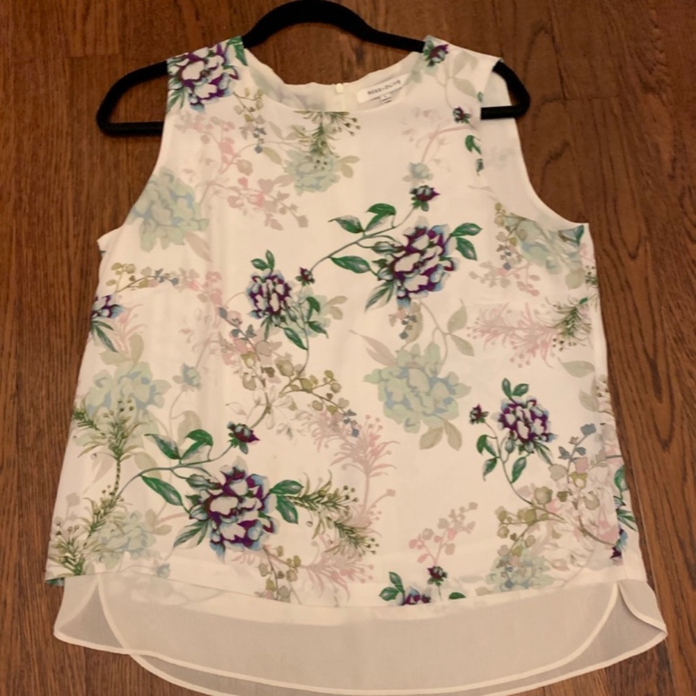 3/$20 Rose and Olive size L blouse
